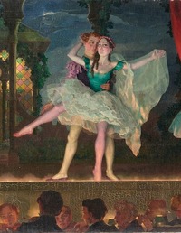 русский художник Константин СОМОВ картина Старый балет. 1923